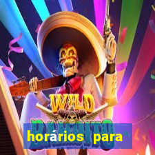 horários para jogar no fortune tiger