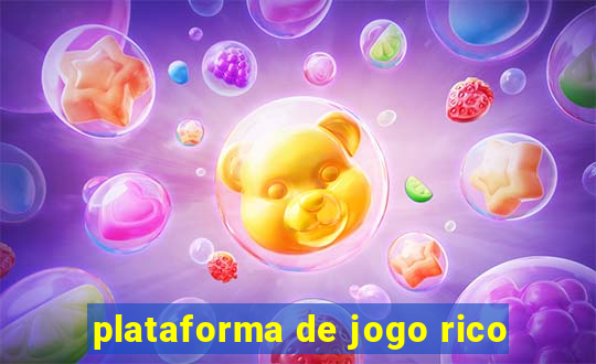 plataforma de jogo rico