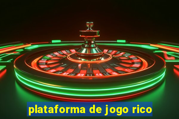 plataforma de jogo rico