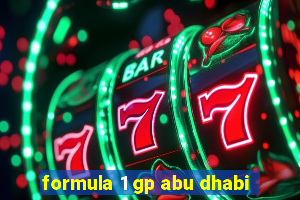 formula 1 gp abu dhabi