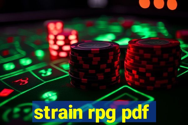 strain rpg pdf