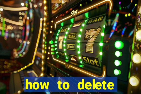 how to delete account in bingo plus