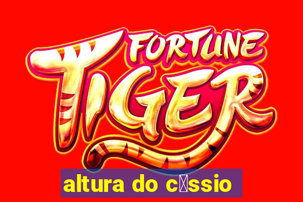 altura do c谩ssio