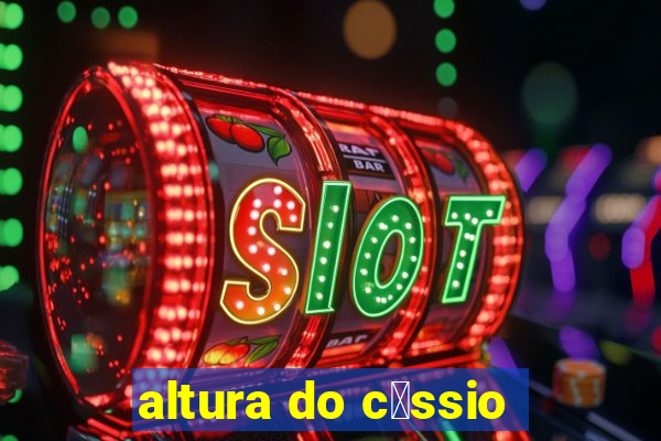 altura do c谩ssio