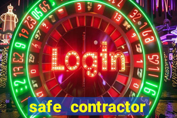 safe contractor approved list