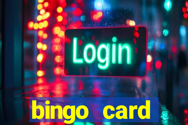 bingo card generator with pictures