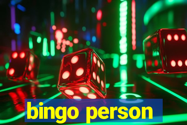 bingo person