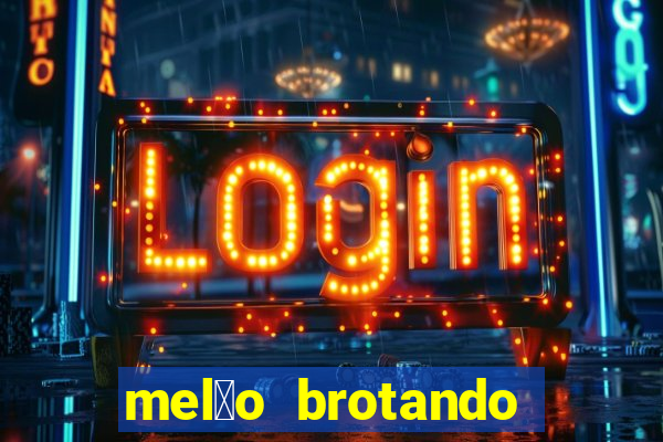 mel茫o brotando pode comer