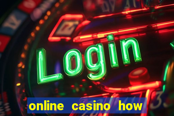 online casino how to win