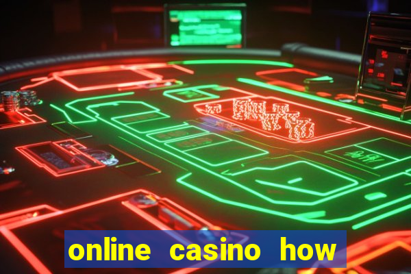 online casino how to win