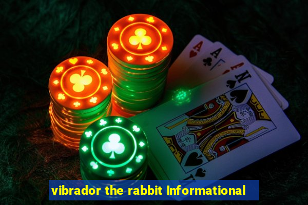 vibrador the rabbit Informational