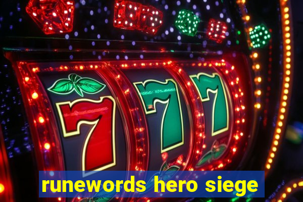 runewords hero siege