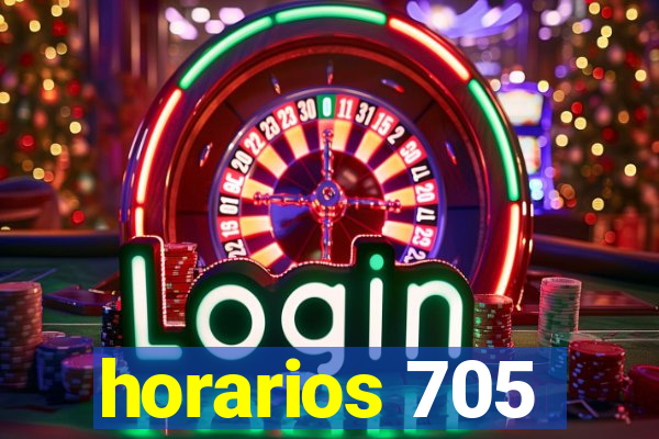 horarios 705