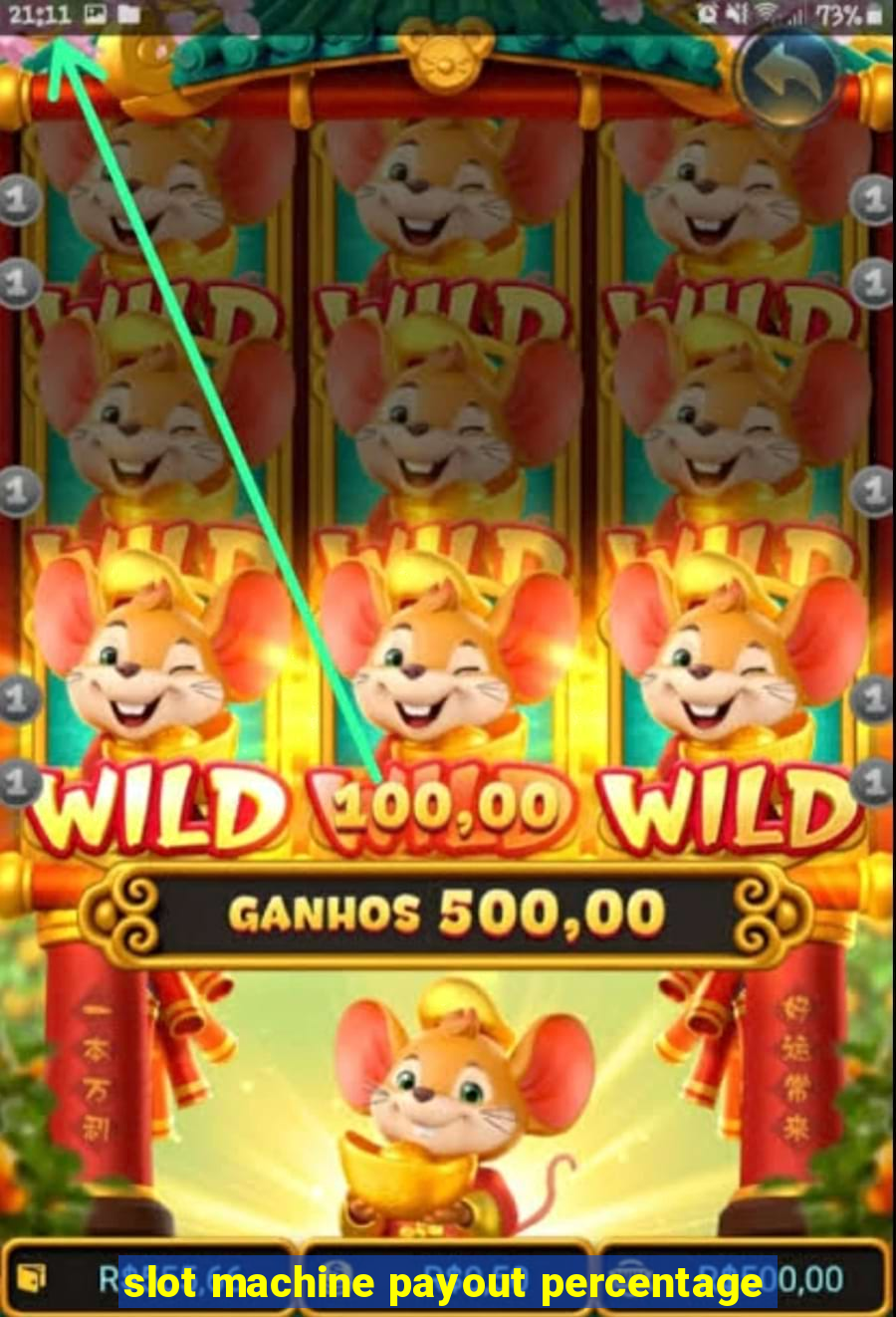 slot machine payout percentage