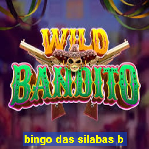 bingo das silabas b