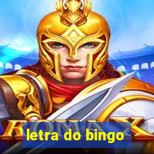 letra do bingo