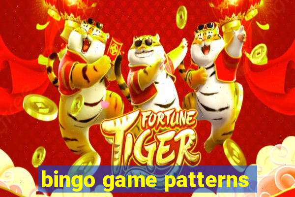 bingo game patterns