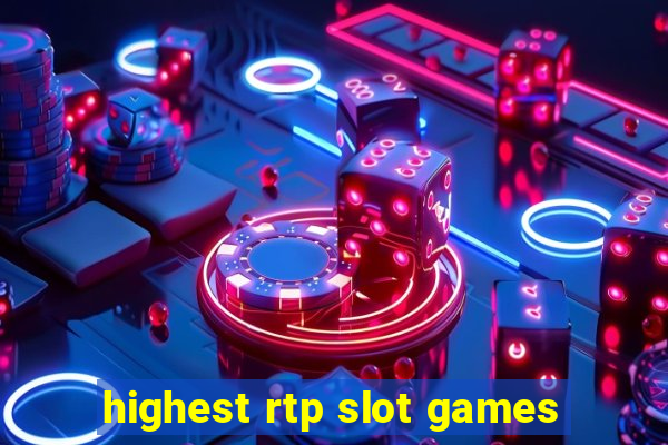 highest rtp slot games