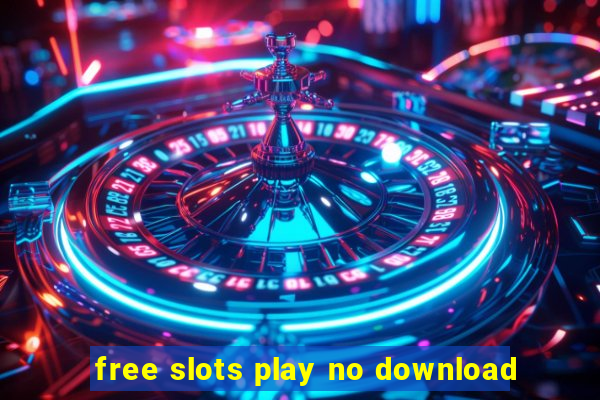 free slots play no download