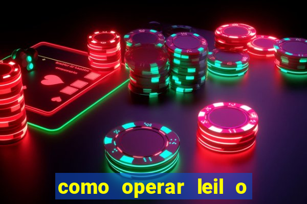 como operar leil o de abertura mini indice