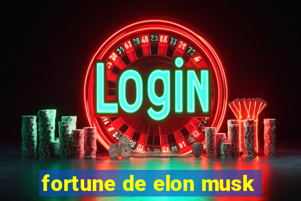 fortune de elon musk