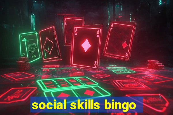 social skills bingo