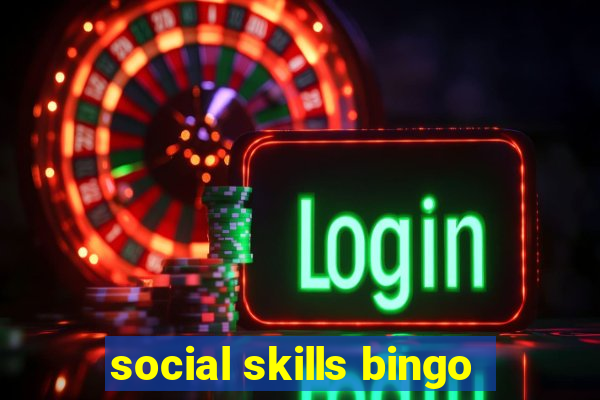 social skills bingo