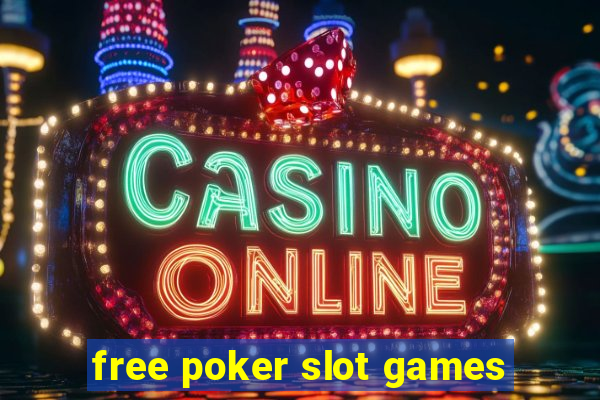 free poker slot games