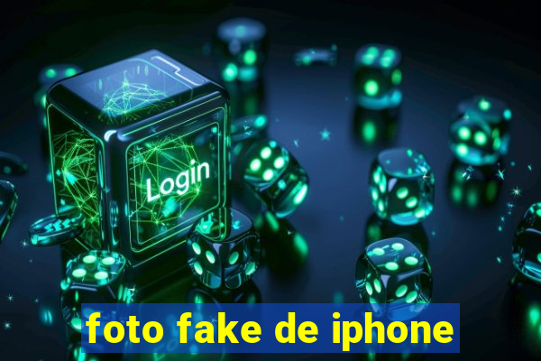 foto fake de iphone