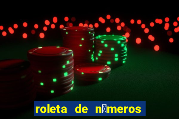 roleta de n煤meros 1 a 100