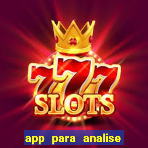 app para analise de jogos