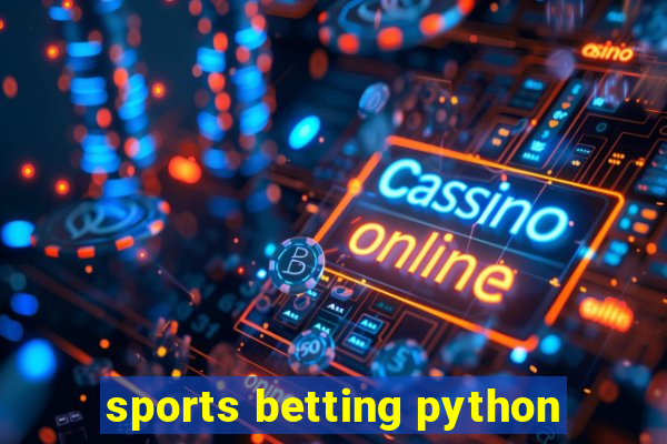 sports betting python