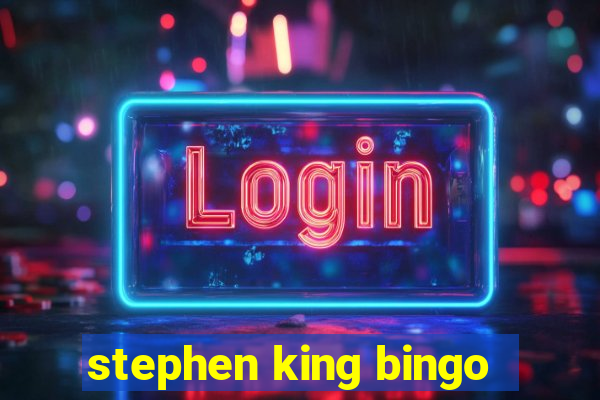 stephen king bingo