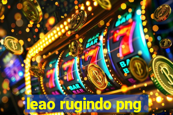 leao rugindo png