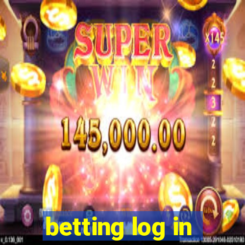 betting log in