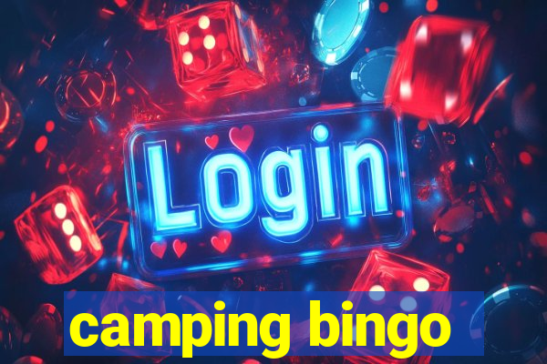 camping bingo