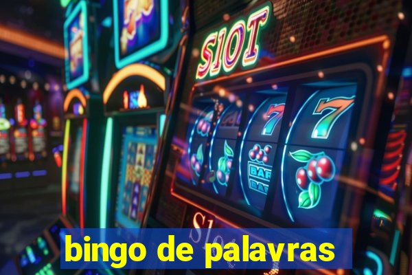 bingo de palavras