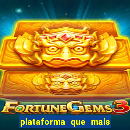 plataforma que mais paga no fortune tiger