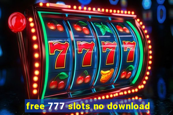 free 777 slots no download