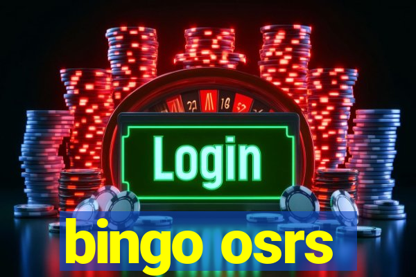 bingo osrs