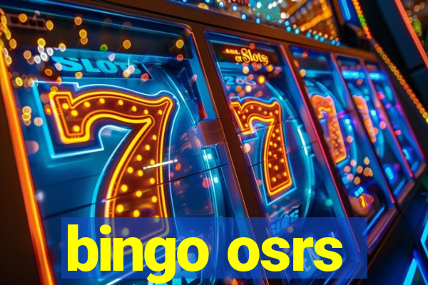 bingo osrs