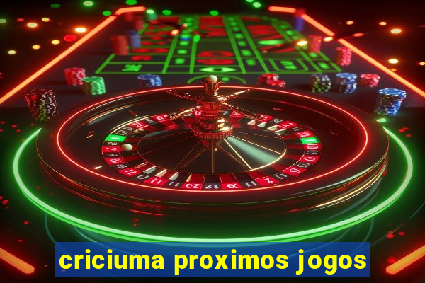 criciuma proximos jogos