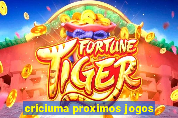 criciuma proximos jogos