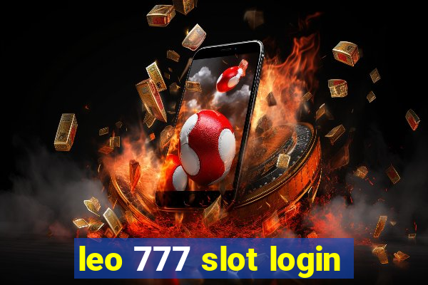 leo 777 slot login