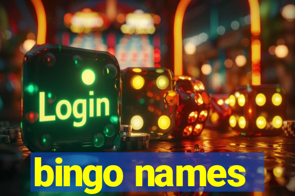 bingo names