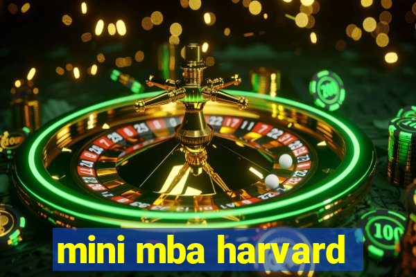 mini mba harvard