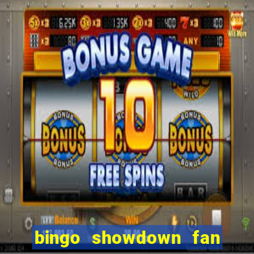 bingo showdown fan page freebies