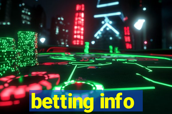 betting info