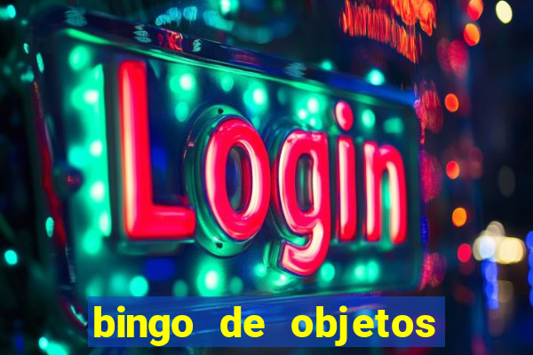 bingo de objetos para imprimir