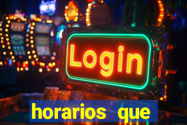 horarios que fortune tiger paga